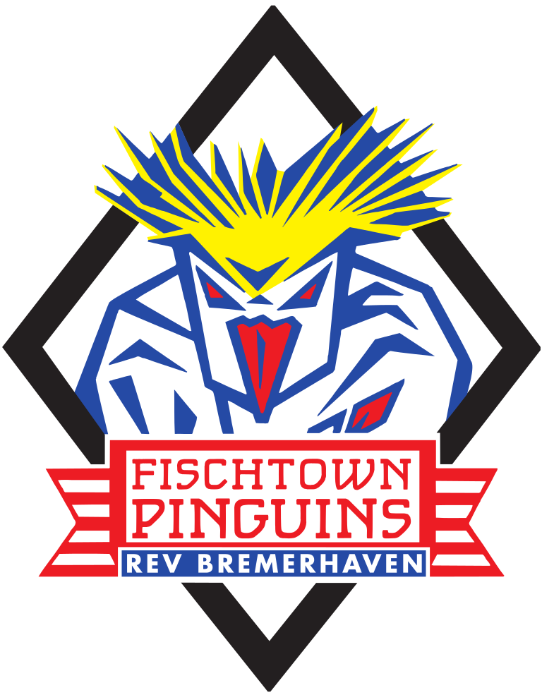 fischtown pinguins 2017-pres primary logo iron on heat transfer...